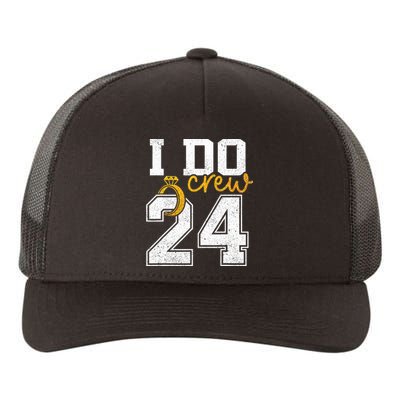 I Do Crew Bride 2024 Squad Bridal Party Bachelorette Shower  Yupoong Adult 5-Panel Trucker Hat