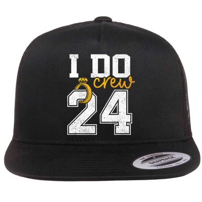 I Do Crew Bride 2024 Squad Bridal Party Bachelorette Shower  Flat Bill Trucker Hat