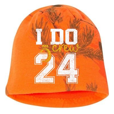 I Do Crew Bride 2024 Squad Bridal Party Bachelorette Shower  Kati - Camo Knit Beanie