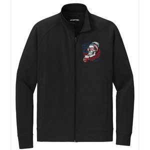 Independence Day Chill The Fourth Out Stretch Full-Zip Cadet Jacket