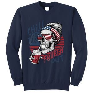 Independence Day Chill The Fourth Out Tall Sweatshirt