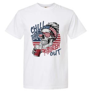 Independence Day Chill The Fourth Out Garment-Dyed Heavyweight T-Shirt