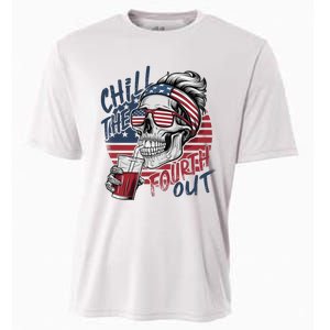 Independence Day Chill The Fourth Out Cooling Performance Crew T-Shirt