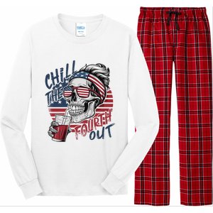 Independence Day Chill The Fourth Out Long Sleeve Pajama Set