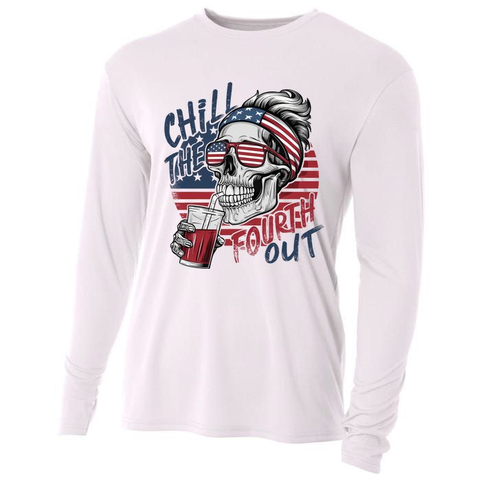 Independence Day Chill The Fourth Out Cooling Performance Long Sleeve Crew