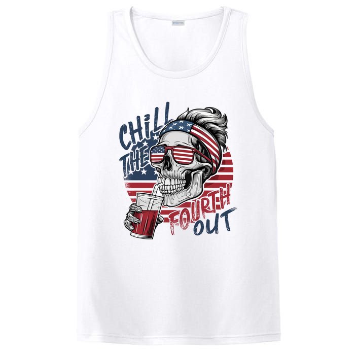 Independence Day Chill The Fourth Out PosiCharge Competitor Tank