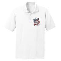 Independence Day Chill The Fourth Out PosiCharge RacerMesh Polo