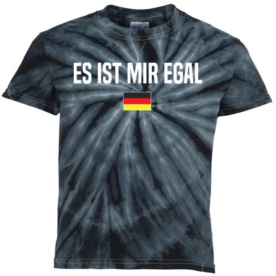 I Dont Care In German Language Germany Funny German Saying Kids Tie-Dye T-Shirt