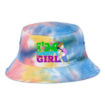 Im Daddys Cool Gift I Love You Dad Daddy Daughter Gift Tie Dye Newport Bucket Hat