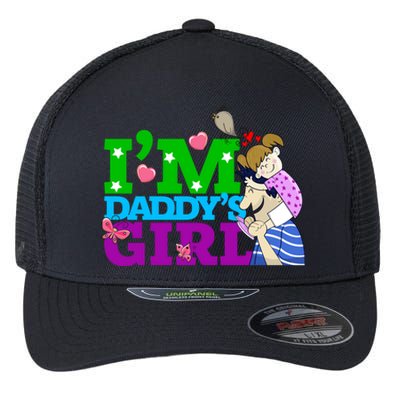 Im Daddys Cool Gift I Love You Dad Daddy Daughter Gift Flexfit Unipanel Trucker Cap