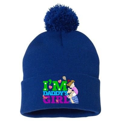 Im Daddys Cool Gift I Love You Dad Daddy Daughter Gift Pom Pom 12in Knit Beanie