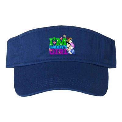 Im Daddys Cool Gift I Love You Dad Daddy Daughter Gift Valucap Bio-Washed Visor