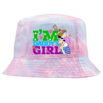 Im Daddys Cool Gift I Love You Dad Daddy Daughter Gift Tie-Dyed Bucket Hat