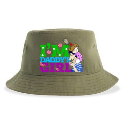 Im Daddys Cool Gift I Love You Dad Daddy Daughter Gift Sustainable Bucket Hat