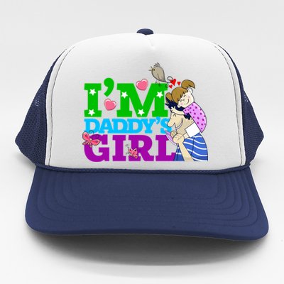 Im Daddys Cool Gift I Love You Dad Daddy Daughter Gift Trucker Hat