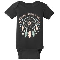 Inspirational Dream Catcher With Stars Baby Bodysuit