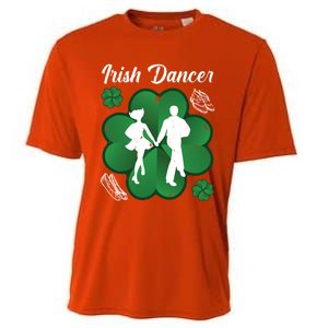 Irish Dancer Couple Ireland Tap Dancing Gift Cooling Performance Crew T-Shirt