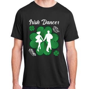 Irish Dancer Couple Ireland Tap Dancing Gift Adult ChromaSoft Performance T-Shirt