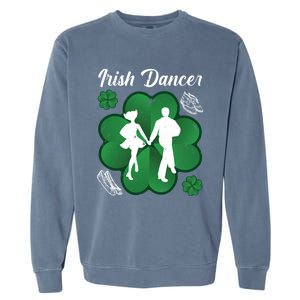 Irish Dancer Couple Ireland Tap Dancing Gift Garment-Dyed Sweatshirt