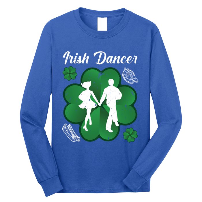 Irish Dancer Couple Ireland Tap Dancing Gift Long Sleeve Shirt