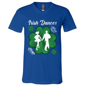 Irish Dancer Couple Ireland Tap Dancing Gift V-Neck T-Shirt