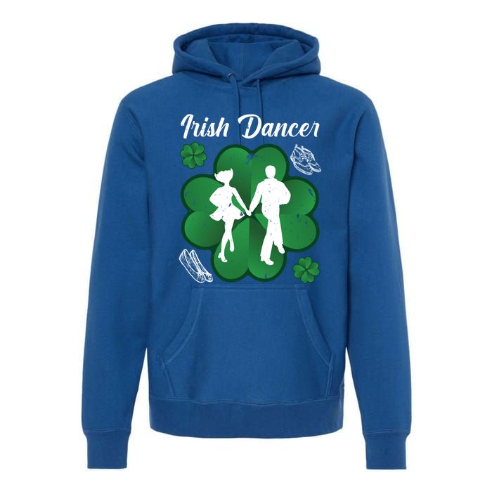 Irish Dancer Couple Ireland Tap Dancing Gift Premium Hoodie