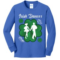 Irish Dancer Couple Ireland Tap Dancing Gift Kids Long Sleeve Shirt