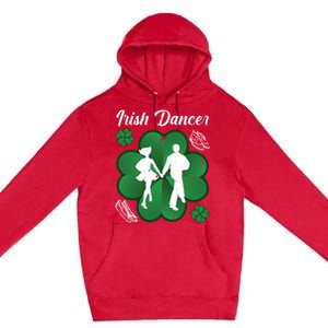 Irish Dancer Couple Ireland Tap Dancing Gift Premium Pullover Hoodie