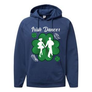 Irish Dancer Couple Ireland Tap Dancing Gift Performance Fleece Hoodie