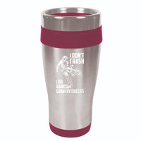 I Dont Crash I Do Random Gravity Checks Funny Motocross 16oz Travel Tumbler