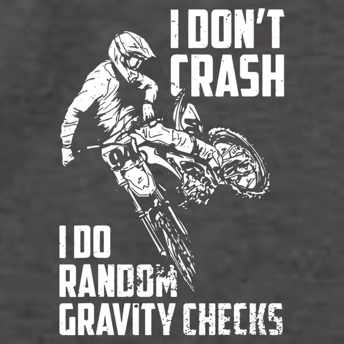 I Dont Crash I Do Random Gravity Checks Funny Motocross Vector Backpack