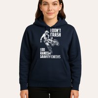 I Dont Crash I Do Random Gravity Checks Funny Motocross Hoodie