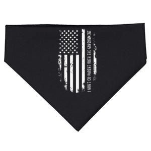 I Don’t Coparent With The Government USA-Made Doggie Bandana