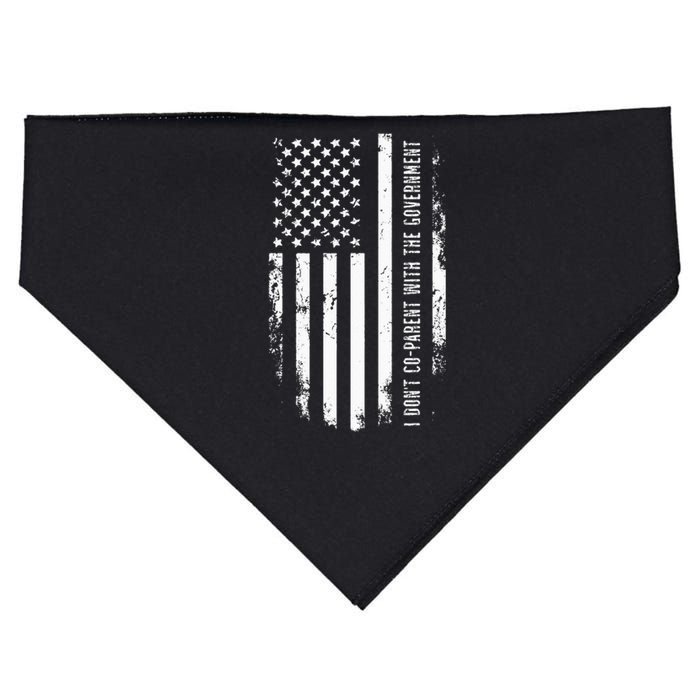 I Don’t Coparent With The Government USA-Made Doggie Bandana