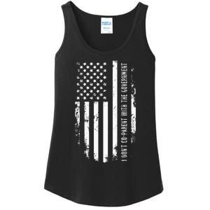 I Don’t Coparent With The Government Ladies Essential Tank