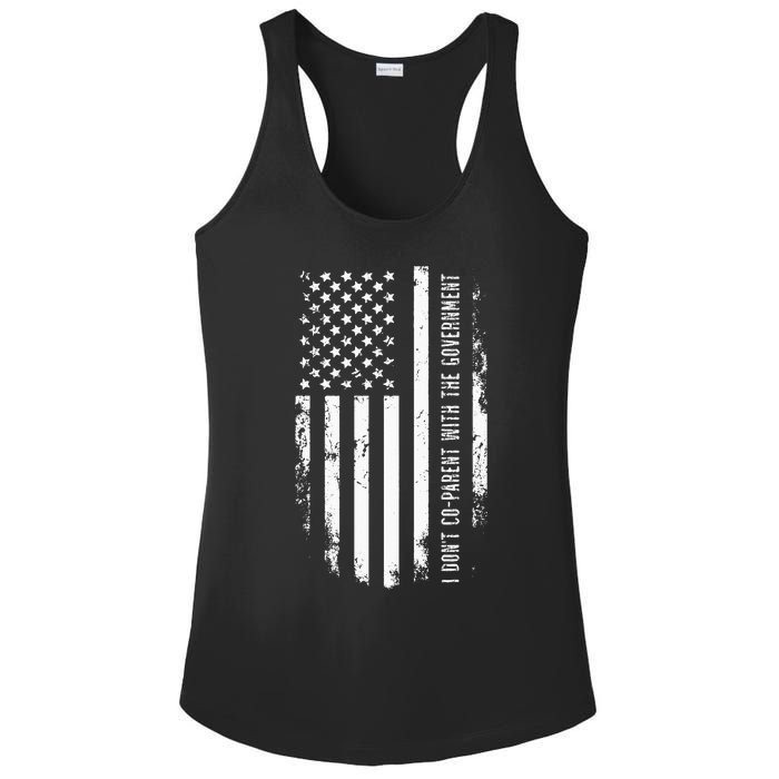 I Don’t Coparent With The Government Ladies PosiCharge Competitor Racerback Tank