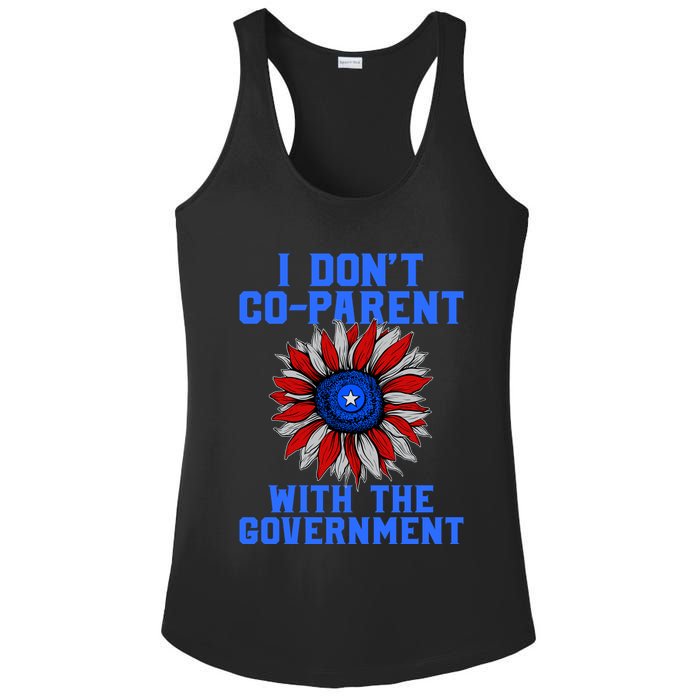I Don't Co Parent With The Government Ladies PosiCharge Competitor Racerback Tank