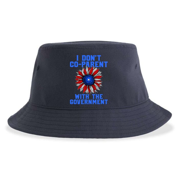 I Don't Co Parent With The Government Sustainable Bucket Hat