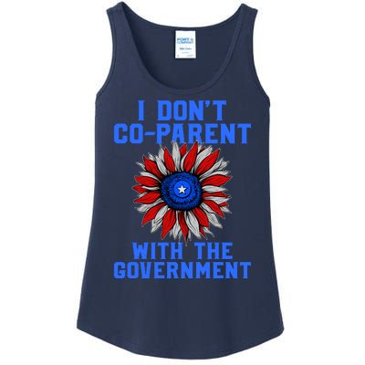 I Don't Co Parent With The Government Ladies Essential Tank