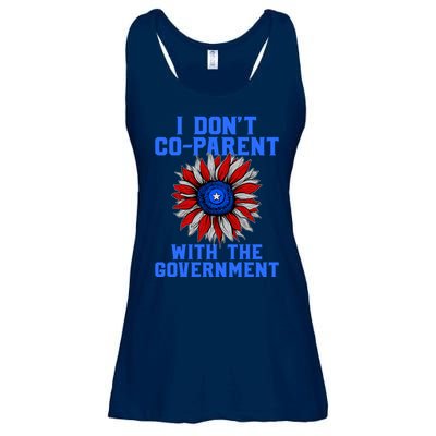 I Don't Co Parent With The Government Ladies Essential Flowy Tank
