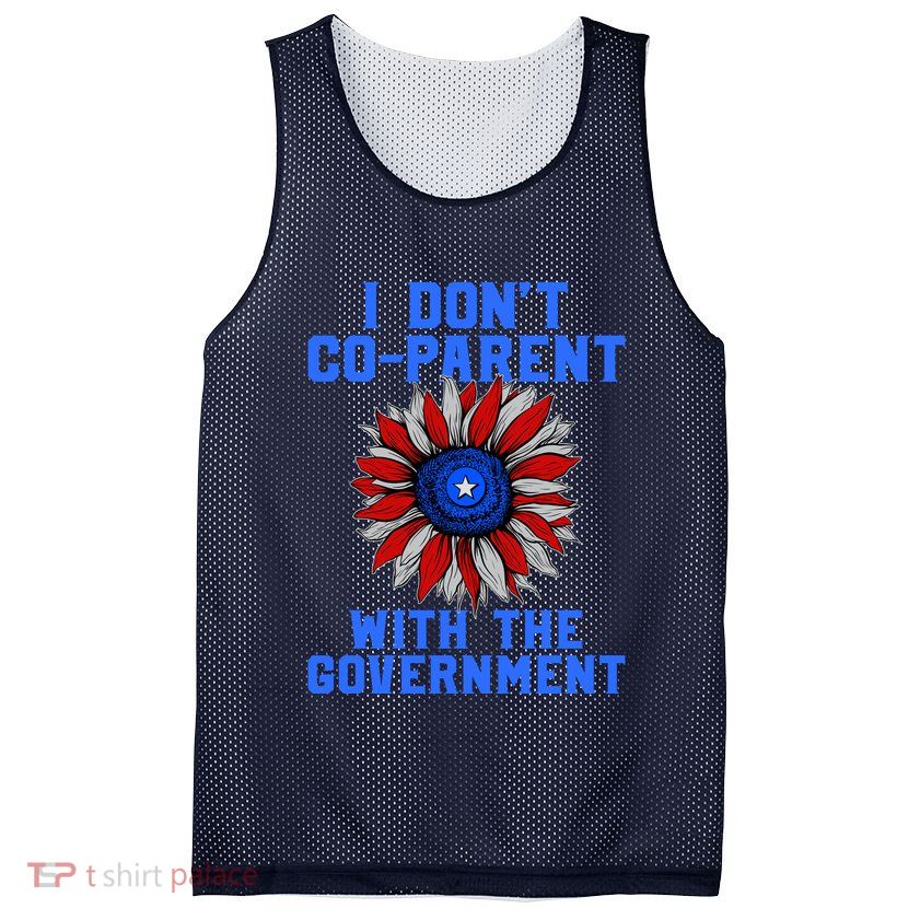 I Don't Co Parent With The Government Mesh Reversible Basketball Jersey Tank