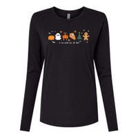 In Da Clerb We All Fam Christmas Thanksgiving Turkey Pumpkin Womens Cotton Relaxed Long Sleeve T-Shirt