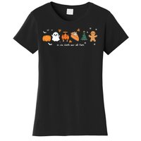 In Da Clerb We All Fam Christmas Thanksgiving Turkey Pumpkin Women's T-Shirt