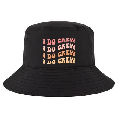 I Do Crew Cute Bachelorette Party Vintage Cool Comfort Performance Bucket Hat