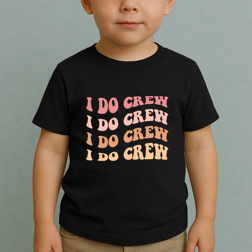 I Do Crew Cute Bachelorette Party Vintage Toddler T-Shirt