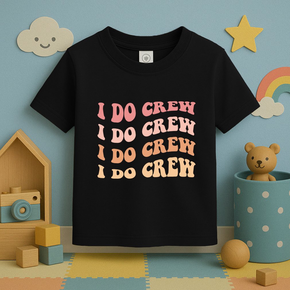 I Do Crew Cute Bachelorette Party Vintage Toddler T-Shirt