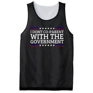 I Dont CoParent With The Government Funny Political Mesh Reversible Basketball Jersey Tank