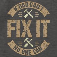 If Dad Cant Fix It No One Can Funny Mechanic & Engineer Vector Backpack