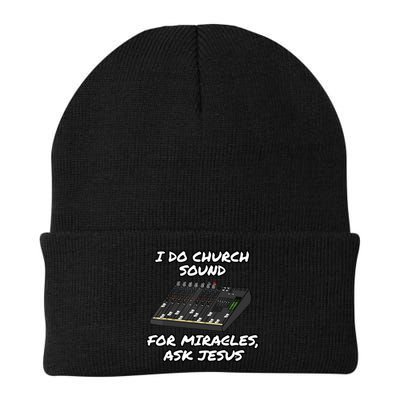 I Do Church Sound For Miracles Ask Jesus Audio Tech Funny Beanie