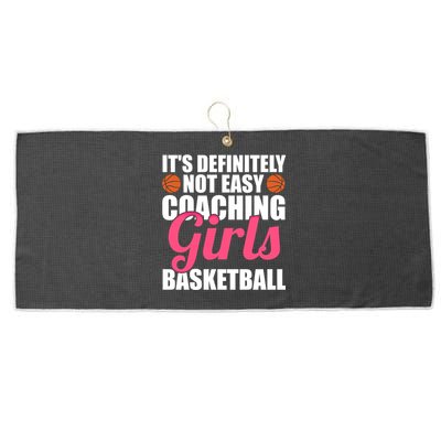 It's Definitely Coaching Basketball Asisstant Great Gift Large Microfiber Waffle Golf Towel